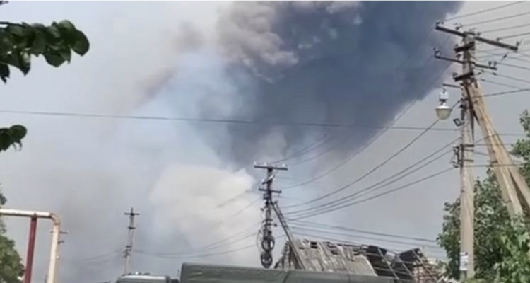 An ammunition warehouse and an oil depot were destroyed in occupied Crimea (VIDEO)